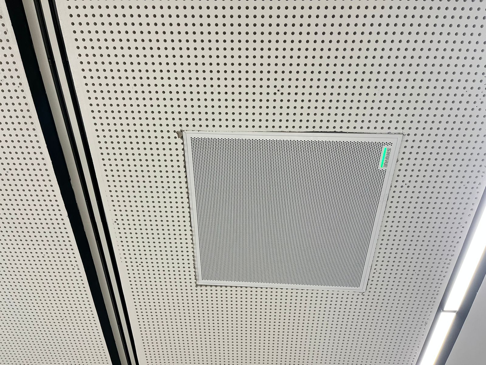 Acoustic panel treatment installed by VELOtech